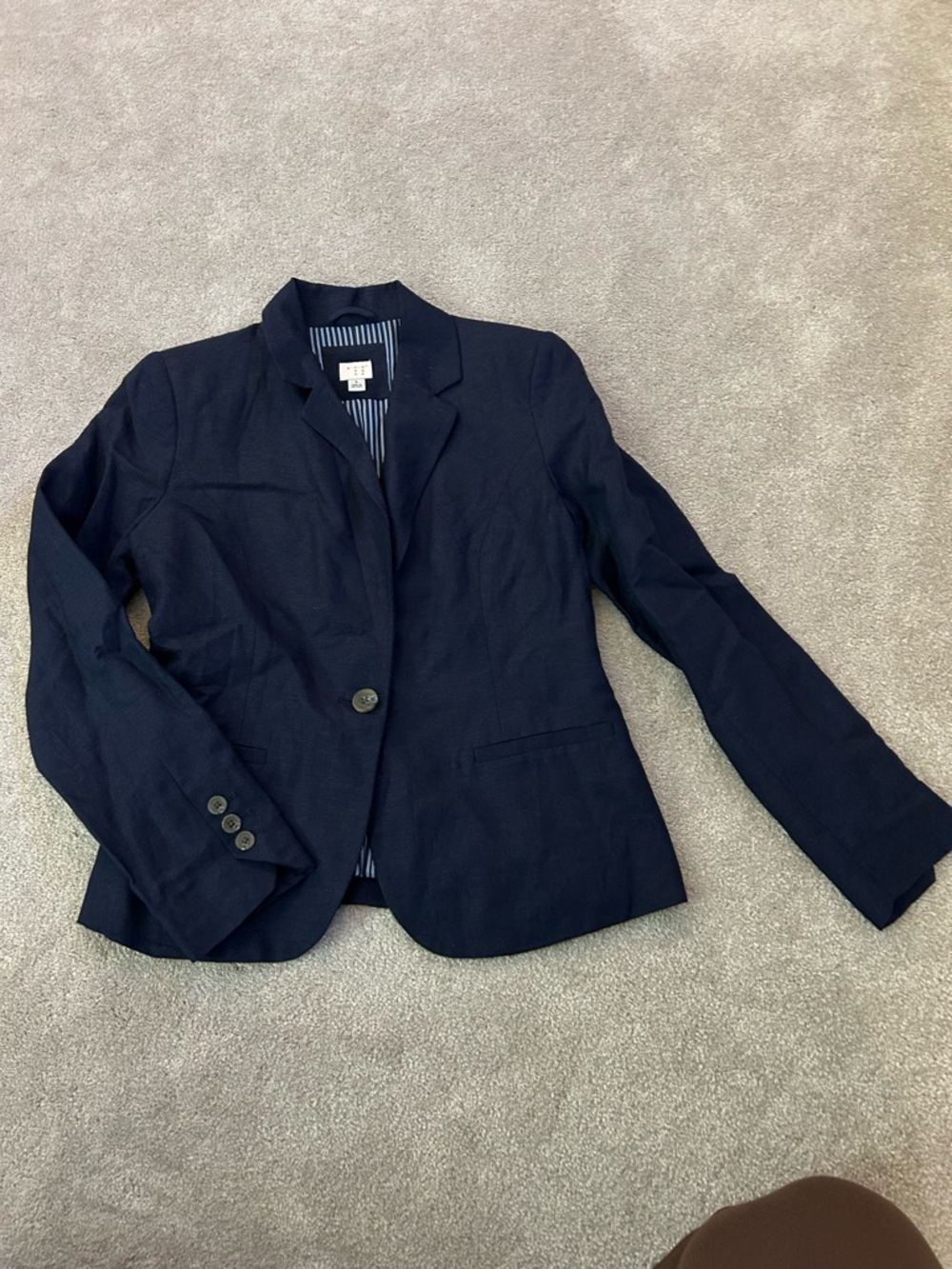 a new day Navy Single-Button Tailored Blazer